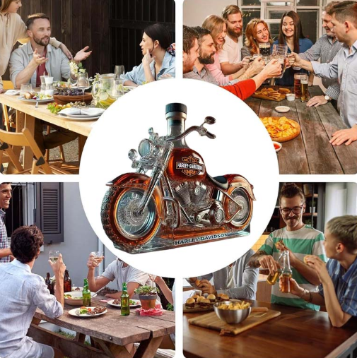 Edição limitada – garrafa de uísque “Harley”