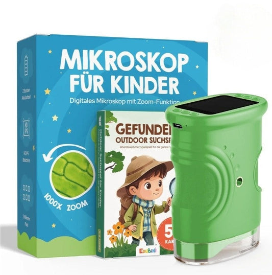 Microscópio digital infantil para explorações