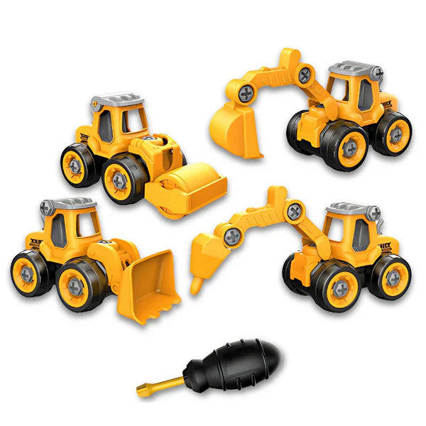 Kit de veículos de construção para pequenos engenheiros