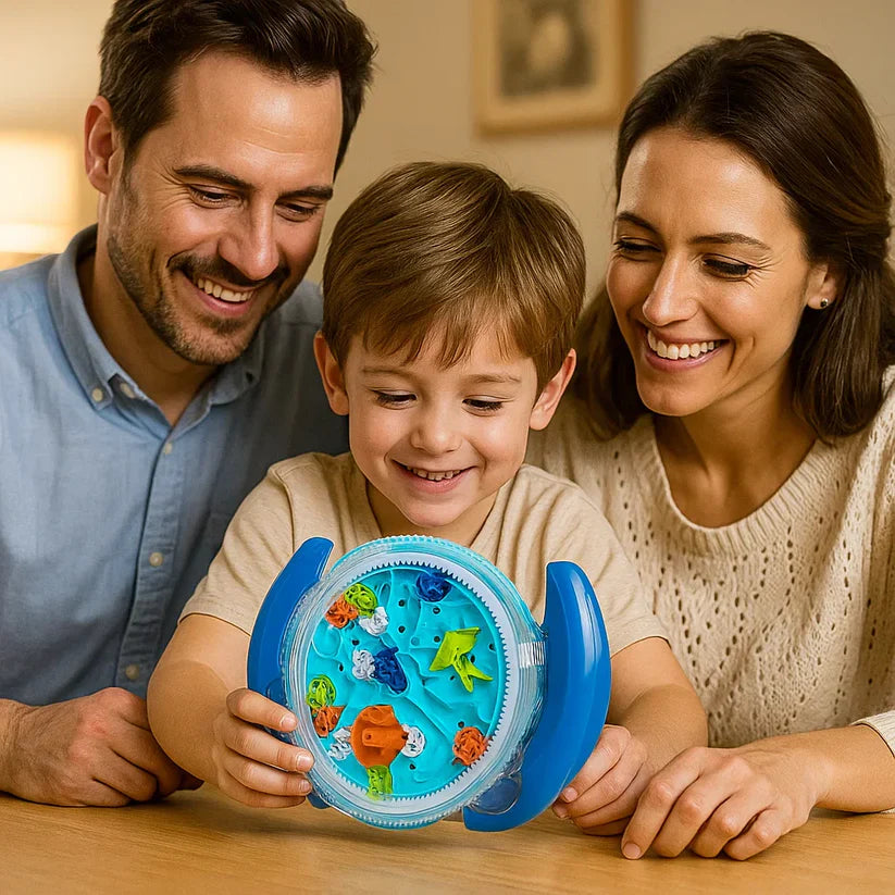 Roda labirinto 3D – jogo educativo para agilidade e coordenação