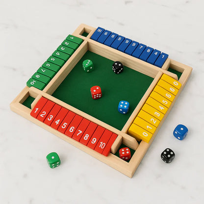 Jogo de mesa de madeira – divertido e educativo para toda a família