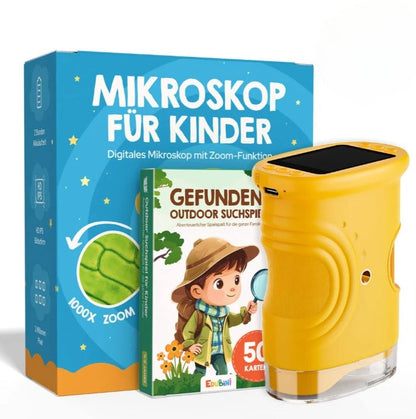 Microscópio digital infantil para explorações