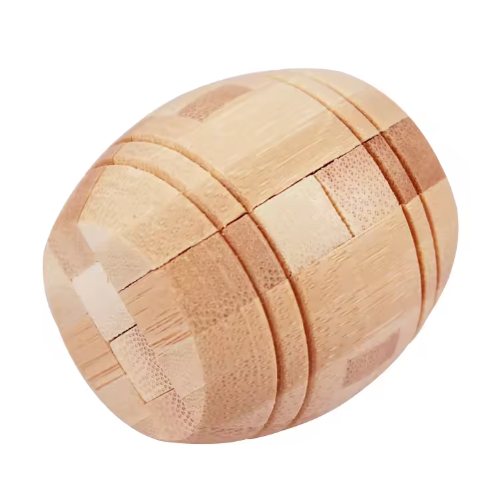 Quebra-cabeça 3D de madeira – clássico jogo de lógica para todas as idades