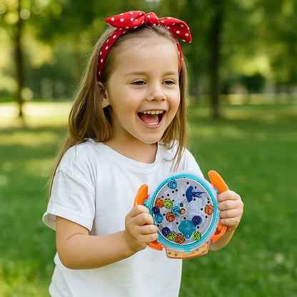 Roda labirinto 3D – jogo educativo para agilidade e coordenação