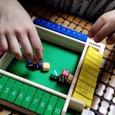 Jogo de mesa de madeira – divertido e educativo para toda a família