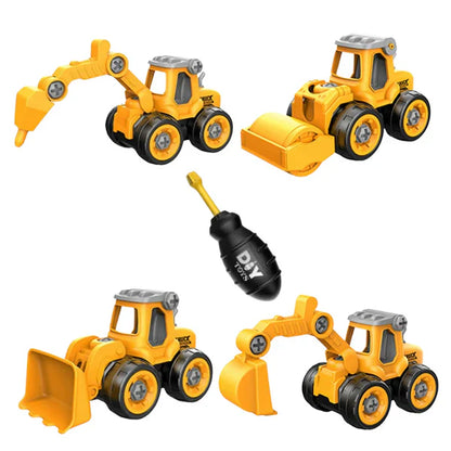 Kit de veículos de construção para pequenos engenheiros