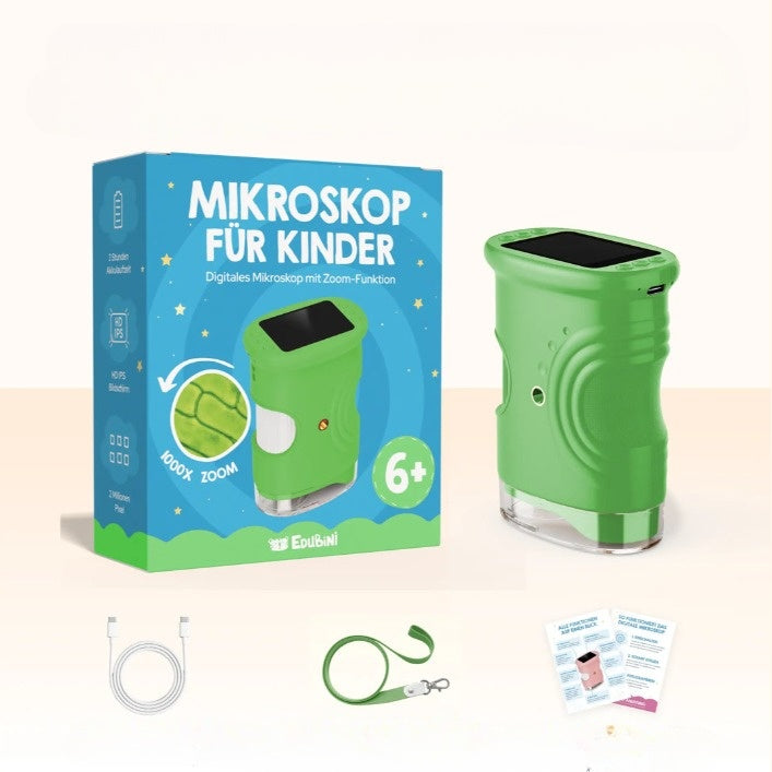 Microscópio digital infantil para explorações