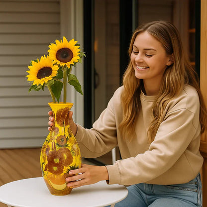 Vaso elegante de quebra-cabeça 3D