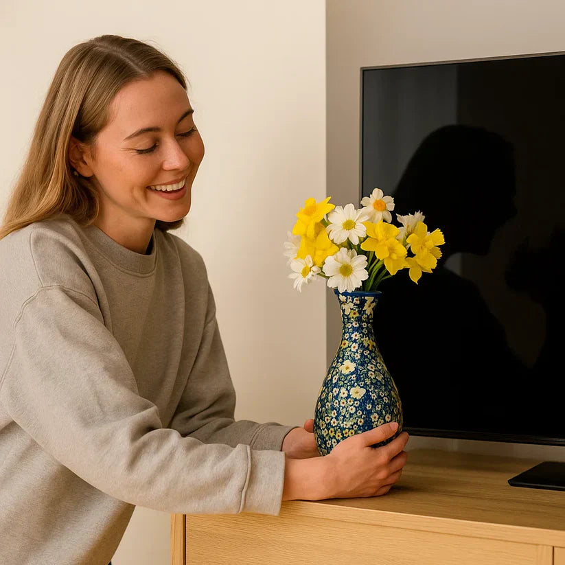 Vaso elegante de quebra-cabeça 3D