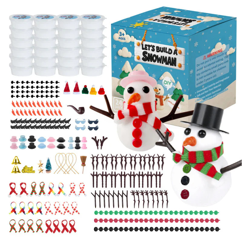 Kit criativo de boneco de neve DIY para crianças