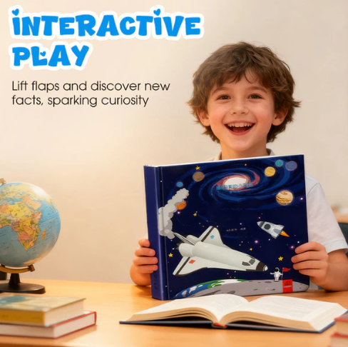 Livros infantis interativos 3D pop-up