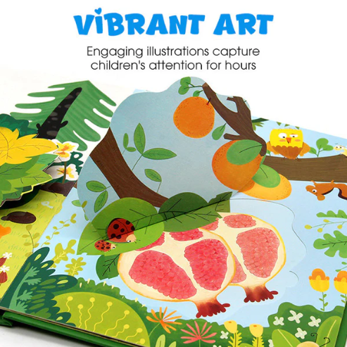 Livros infantis interativos 3D pop-up