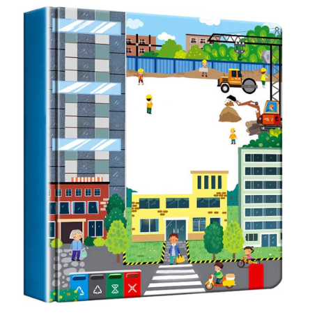 Livros infantis interativos 3D pop-up