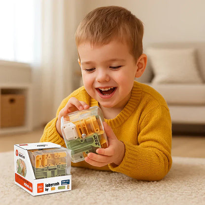 Quebra-cabeça lógico “Cubo Labirinto 3D”