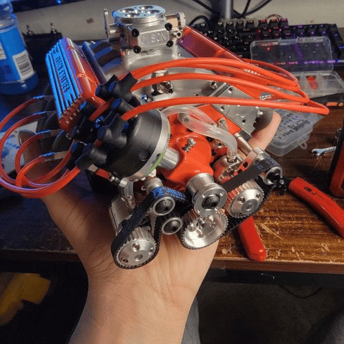 Kit de Modelo de Motor V8 a Gasolina