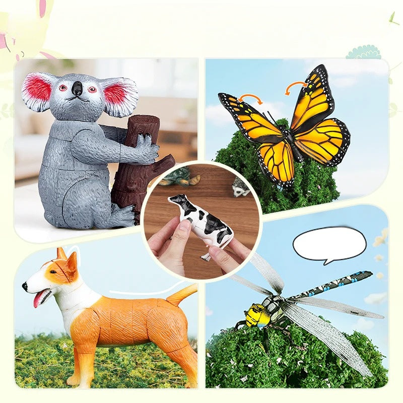 Kit de coleta de insetos e animais para crianças – brinquedo educativo de exploração da natureza