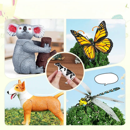 Kit de coleta de insetos e animais para crianças – brinquedo educativo de exploração da natureza